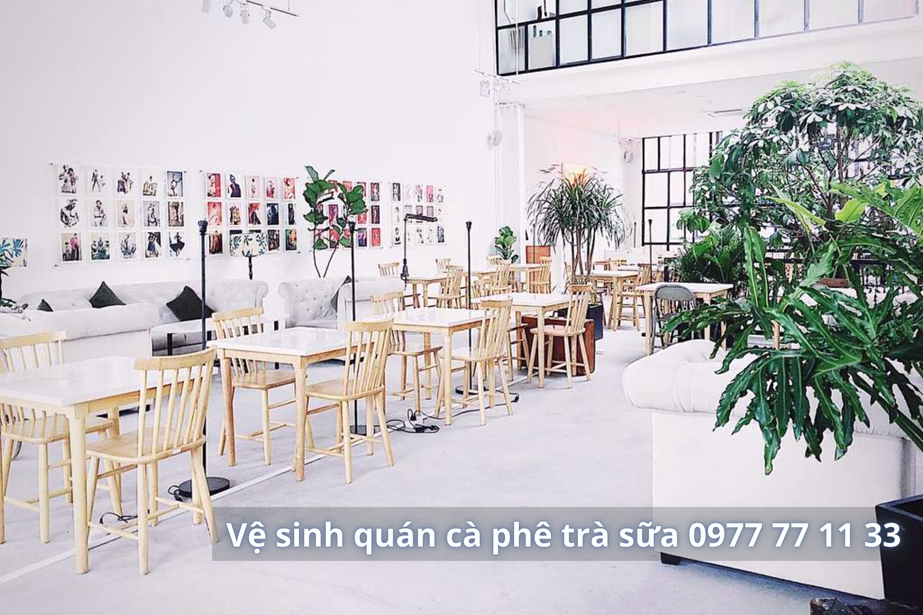 DỊCH VỤ VỆ SINH CÁC QUÁN CÀ PHÊ, TRÀ SỮA UY TÍN TẠI TP HCM - 0977 77 11 33